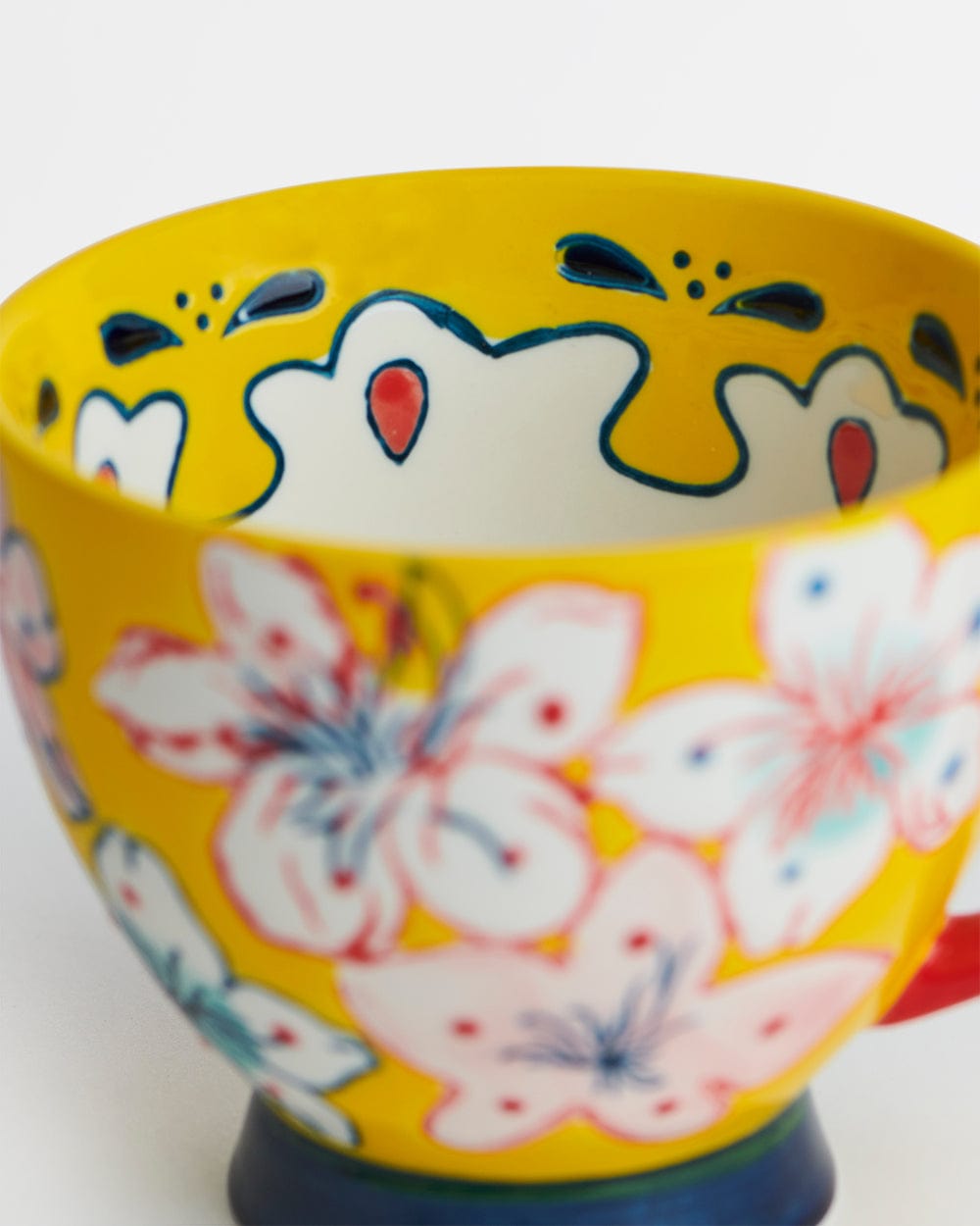 Chumbak Hibiscus Mug, Yellow