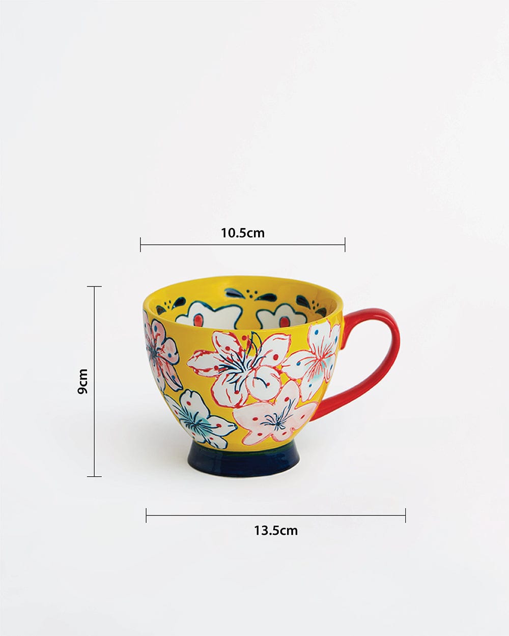 Chumbak Hibiscus Mug, Yellow