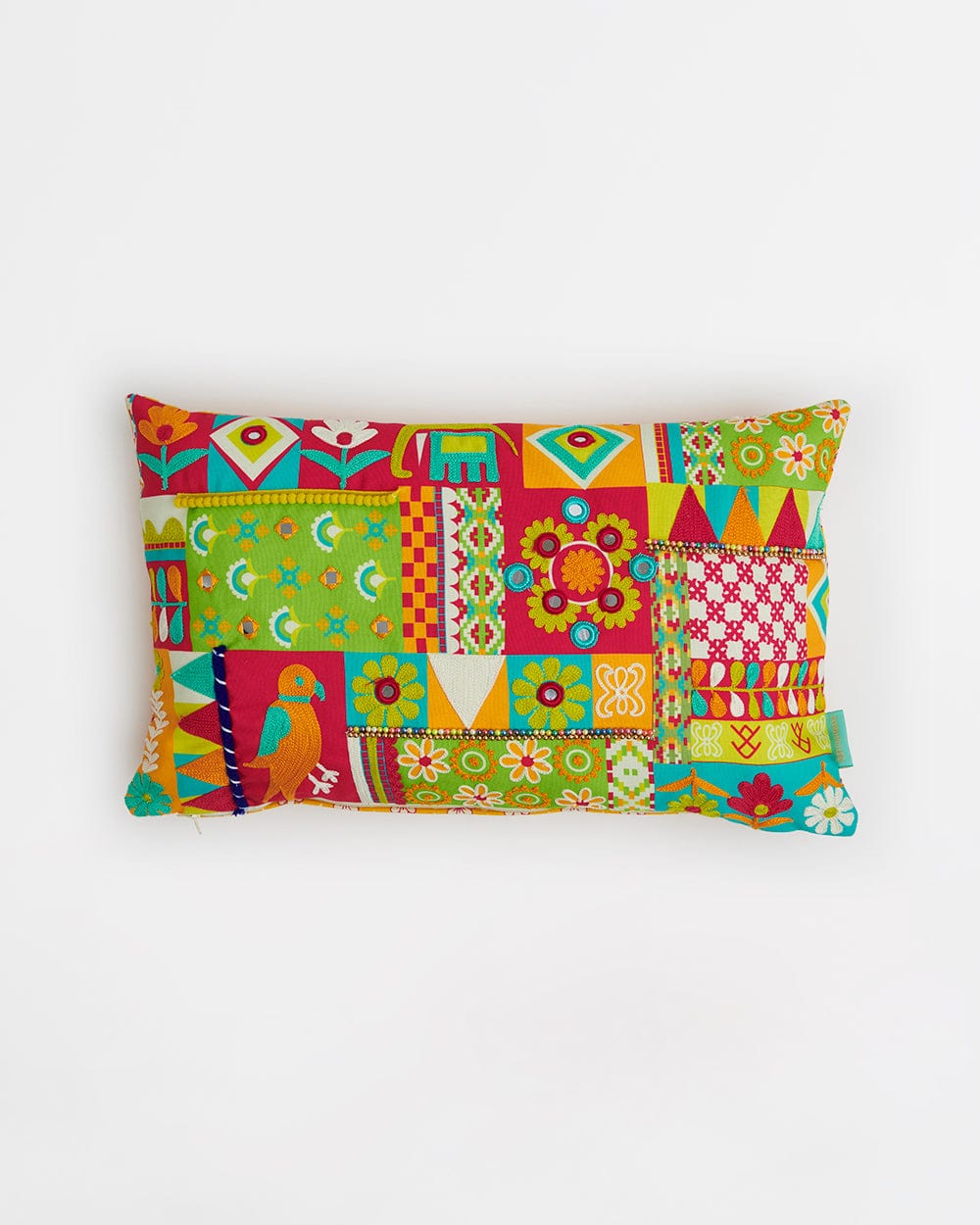 Chumbak Totaa Bahar Cushion Cover - 30cms x 50cms