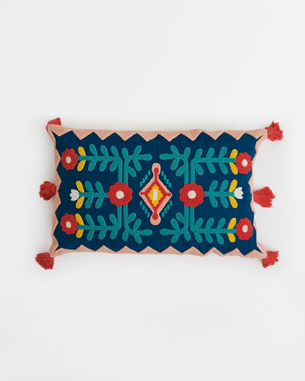 Chumbak Moroccan Mirror work Cushion Cover- 30cms x 50cms