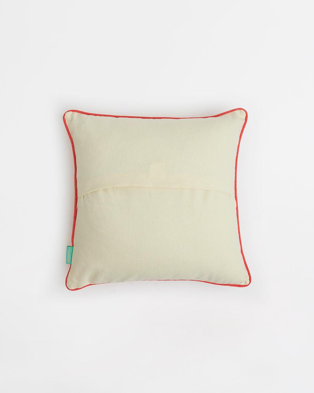 Chumbak Countryside Ikkat Cushion Set of 3 -16”