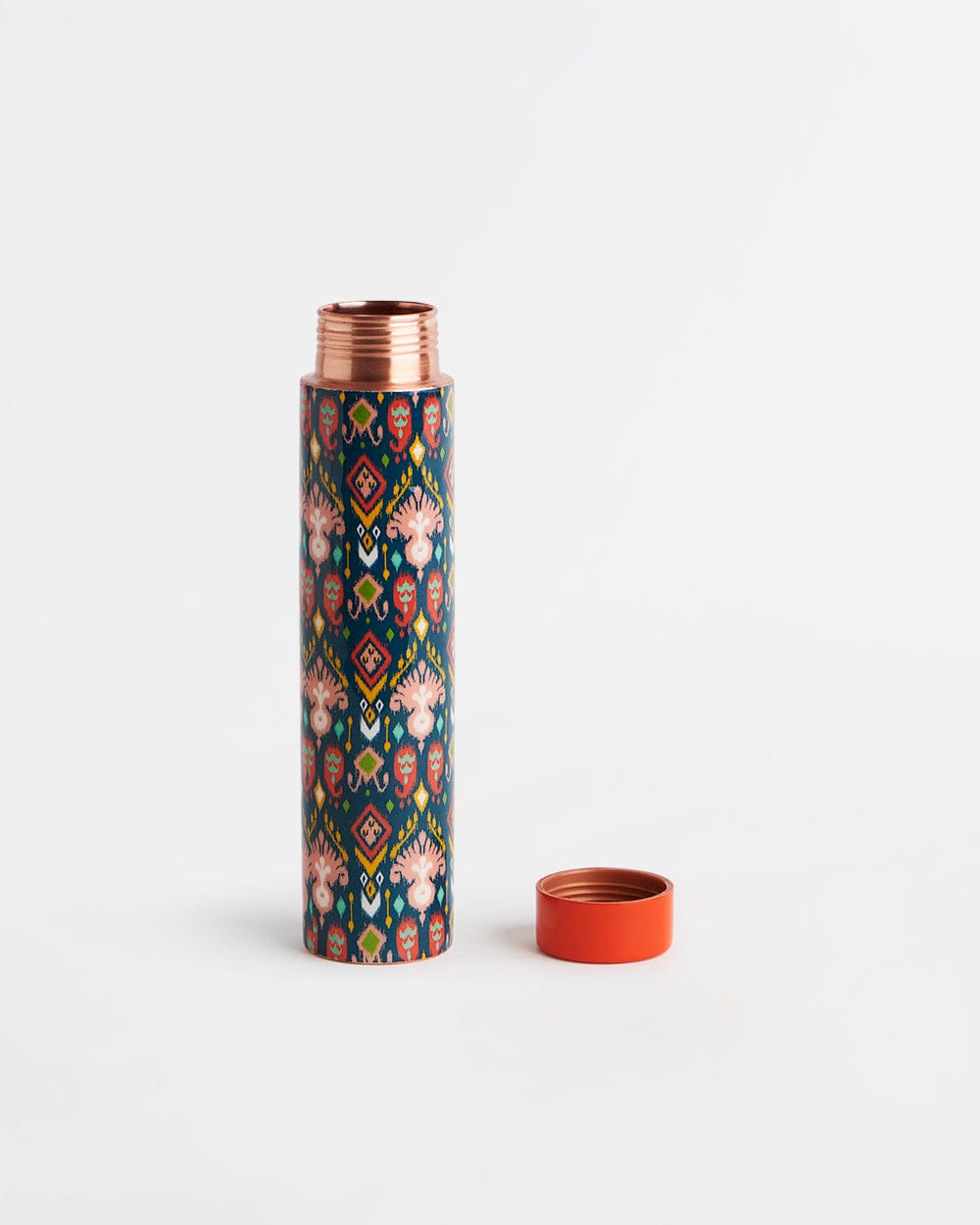 Chumbak Indie Ikkat Copper Bottle