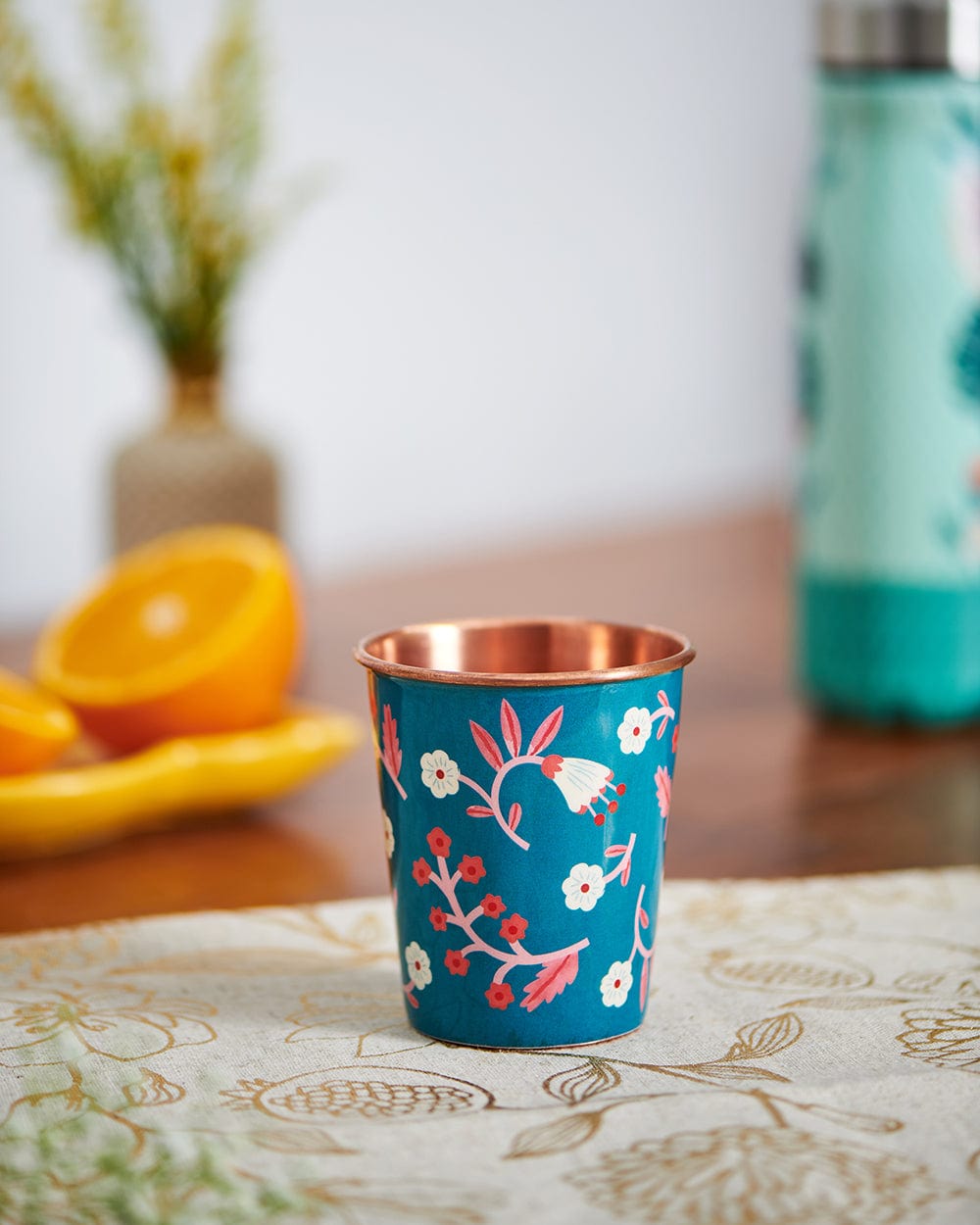 Chumbak Lazy Daisy Creepers Copper Tumbler- Small