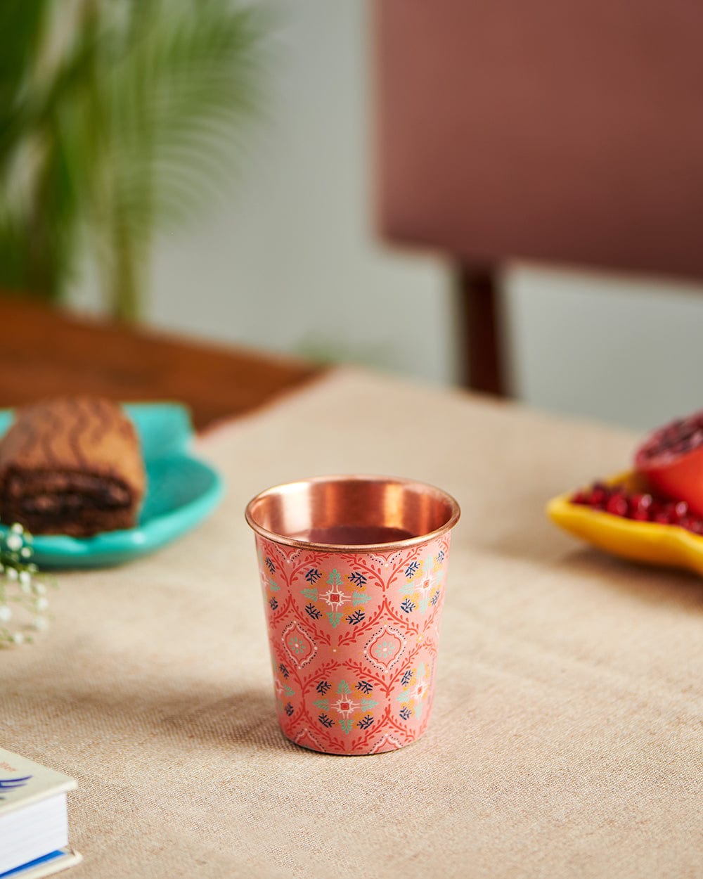 Chumbak Moroccan Tile Copper Tumbler- Small