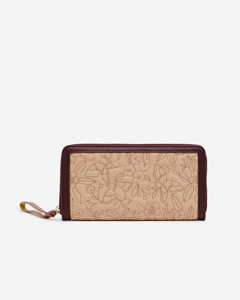 Chumbak Teal By Chumbak Chirpy Garden Quilted Wallet - Peach