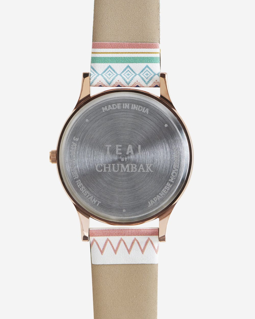 Chumbak TEAL by Chumbak Ombre Aztec Watch-White