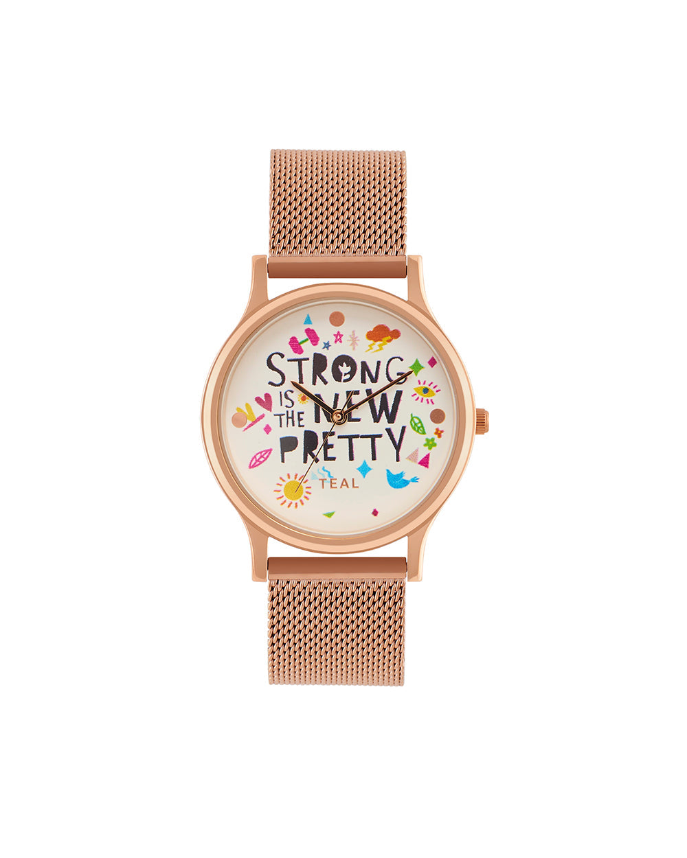 TEAL by Chumbak Strong is the new pretty Watch,Metal Mesh Strap