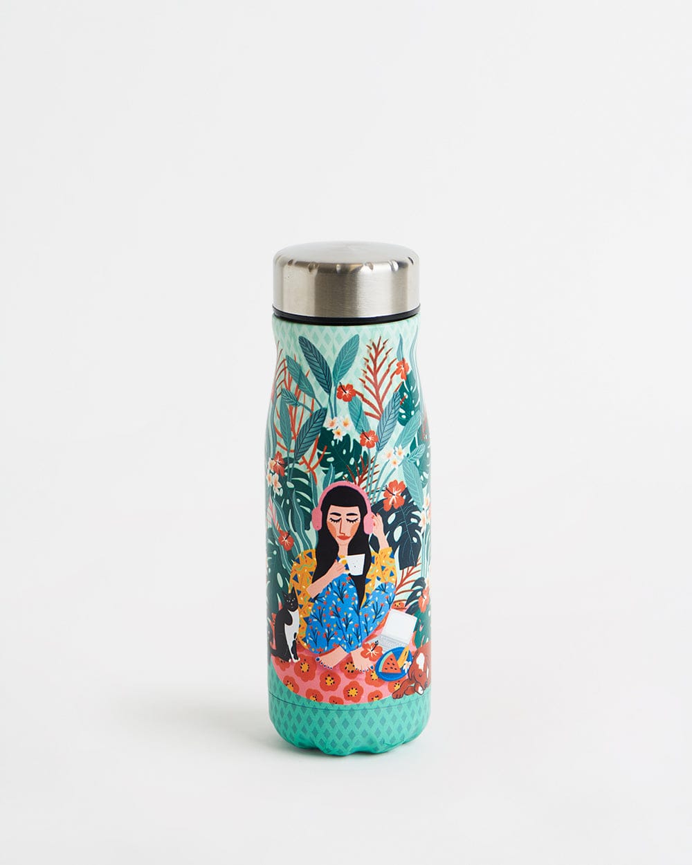 Chumbak Live Slow Steel sipper Bottle