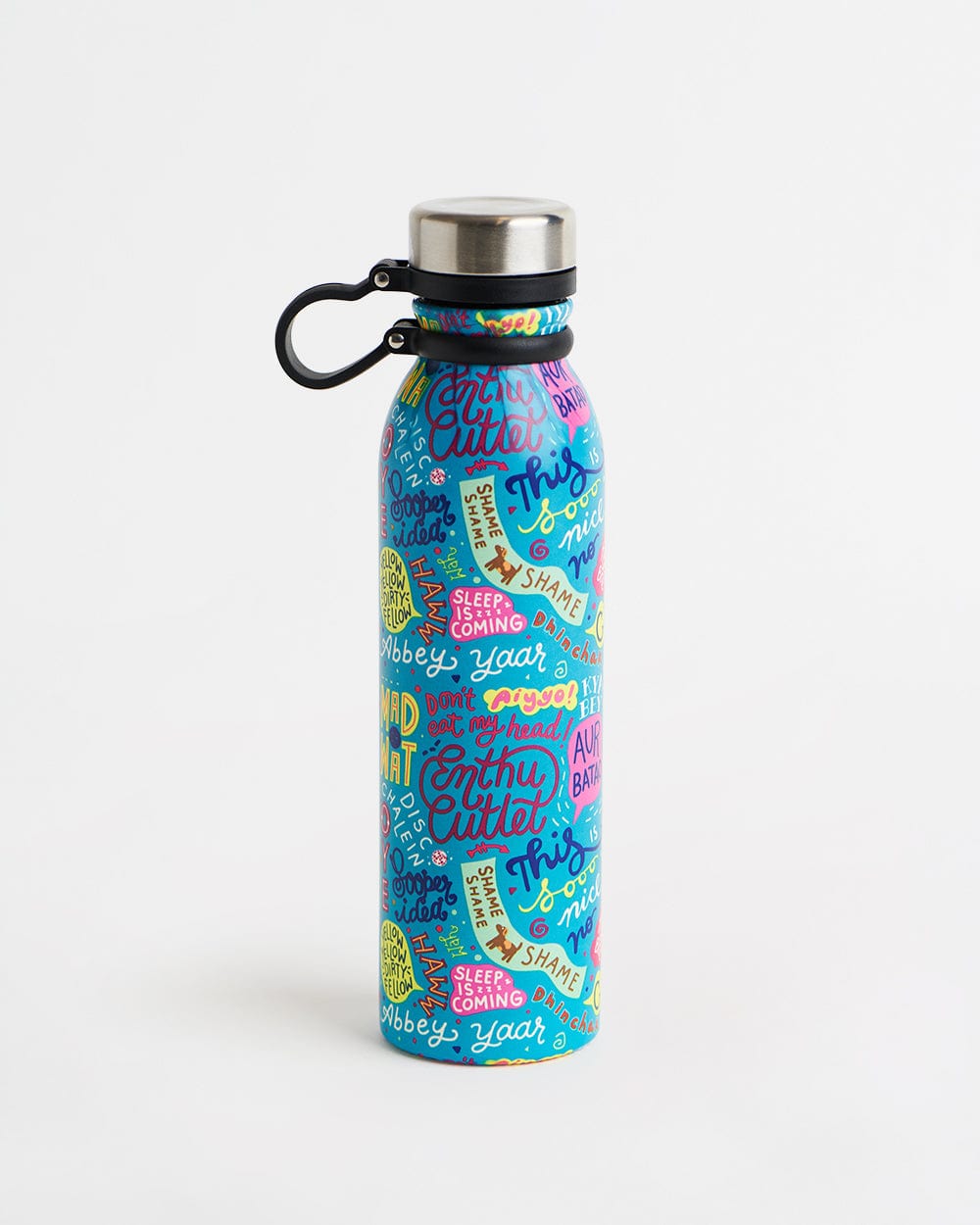 Chumbak Quirky India Steel sipper Bottle