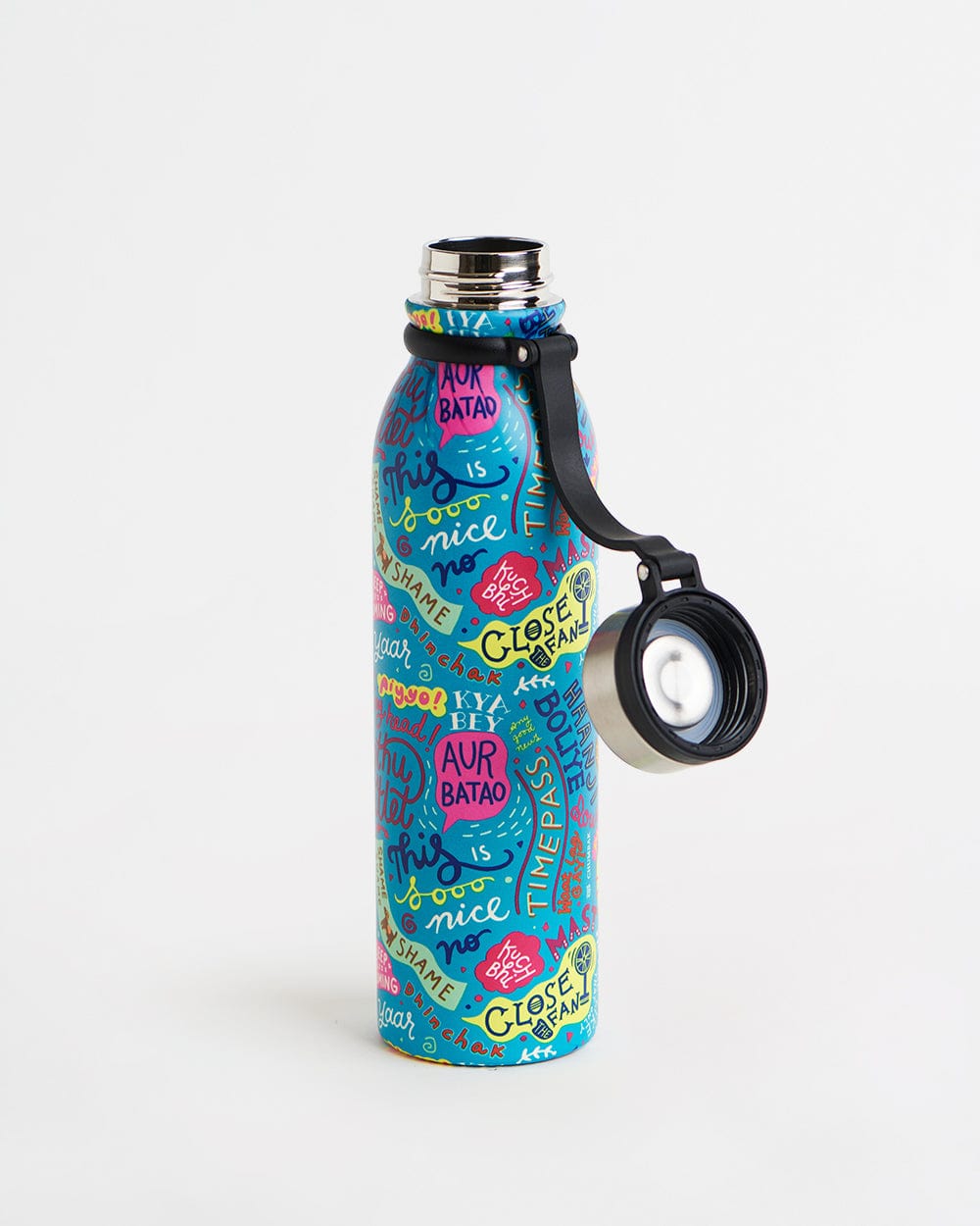 Chumbak Quirky India Steel sipper Bottle