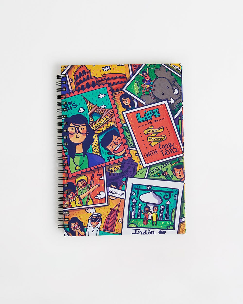 Chumbak Let's Travel Together Spiral Notebook