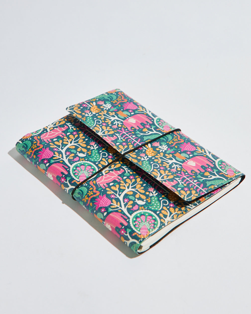 Jungle Drama Gondh Wraparound Notebook