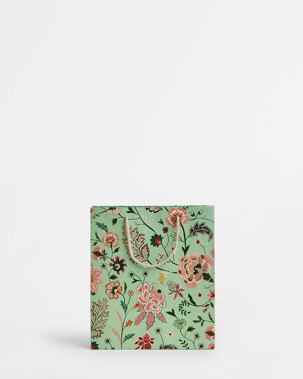 Chumbak Bohemian Paisleys  Vertical Gift Bag-Mint