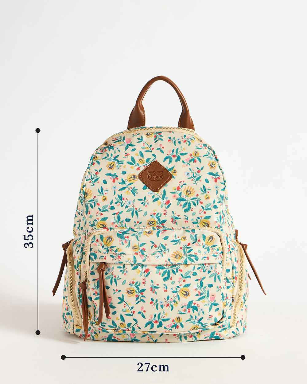 Spring in my Step Backpack -White