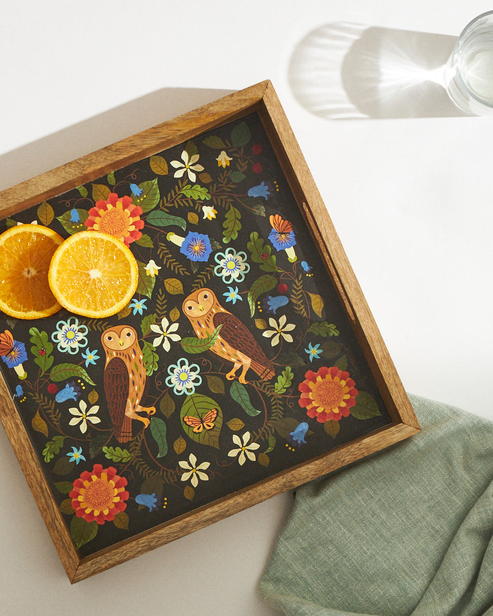 Hoot & Blossom Tray