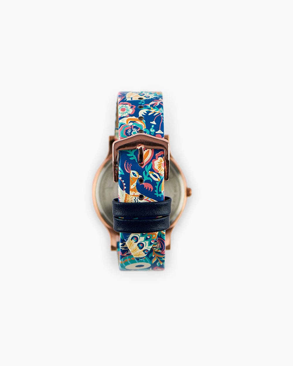 Chumbak TEAL by Chumbak Lush Blooms Watch- Dark Blue