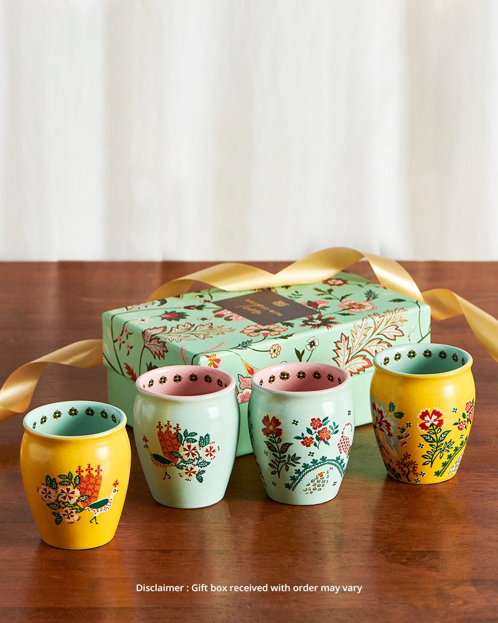 Chumbak Jaipur Gardens Kulhad Gift Box - Set of 4