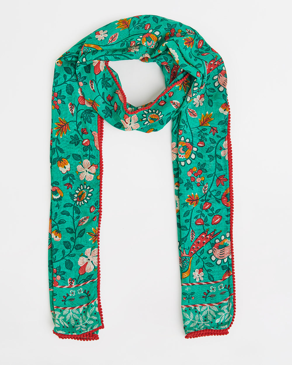 Birdie Paradise Scarf -  Rectangular