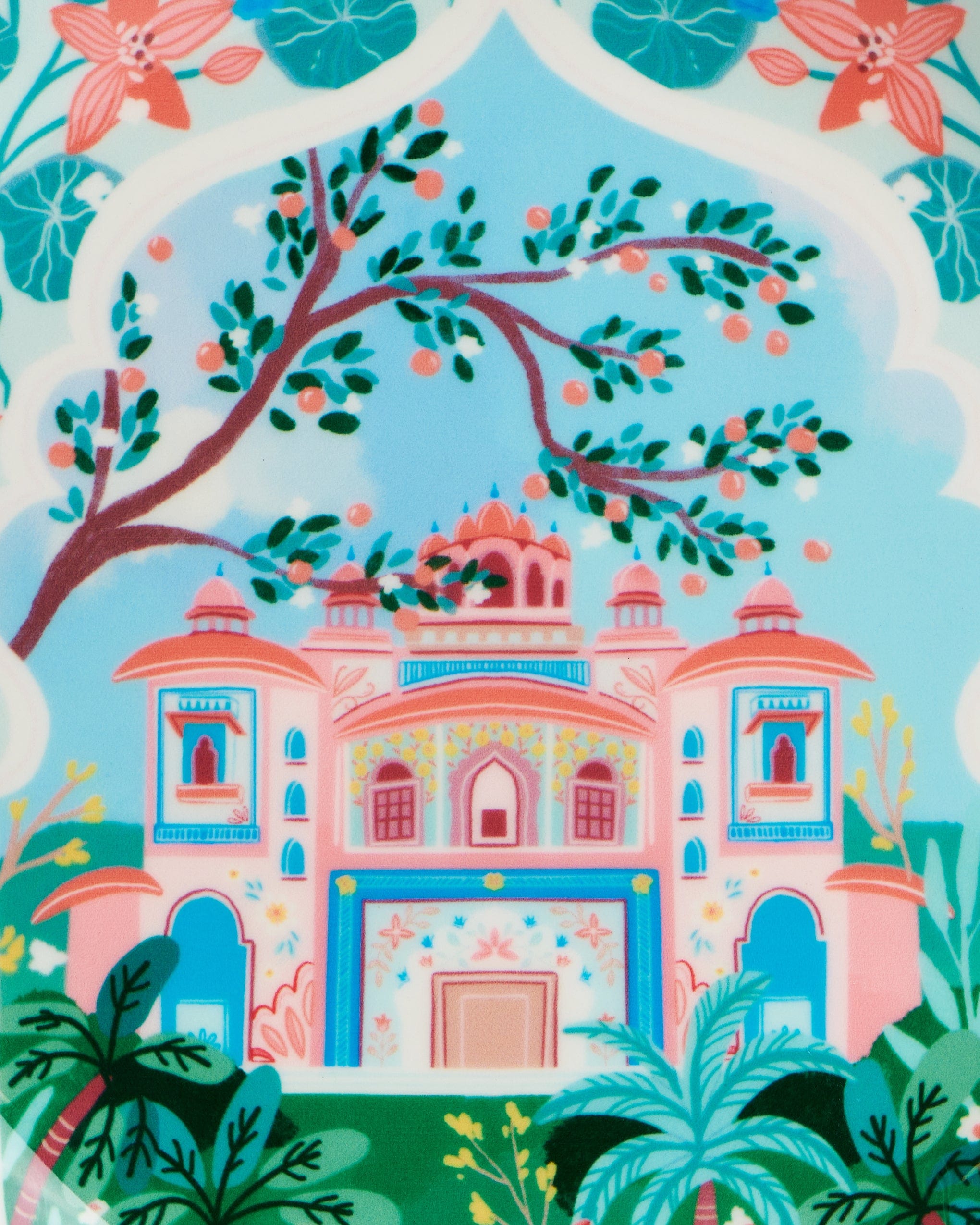 Chumbak Pink City Wall Plate