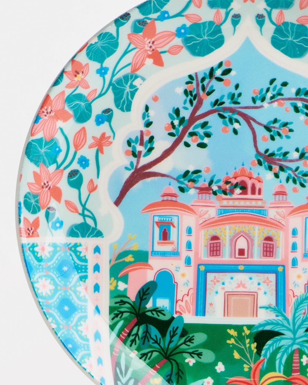 Chumbak Pink City Wall Plate