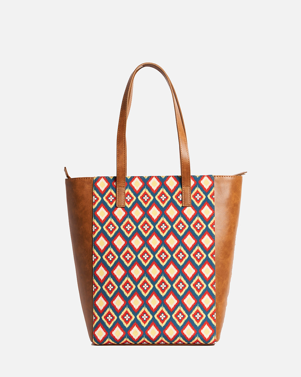 TealByChumbak Ikkat Glow Tote