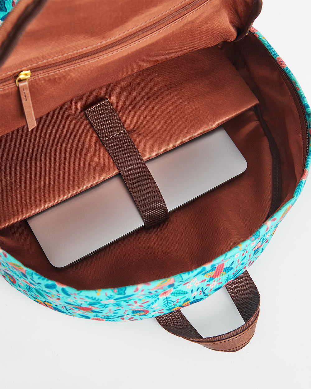 TealByChumbak Birds of Paradise Laptop Backpack