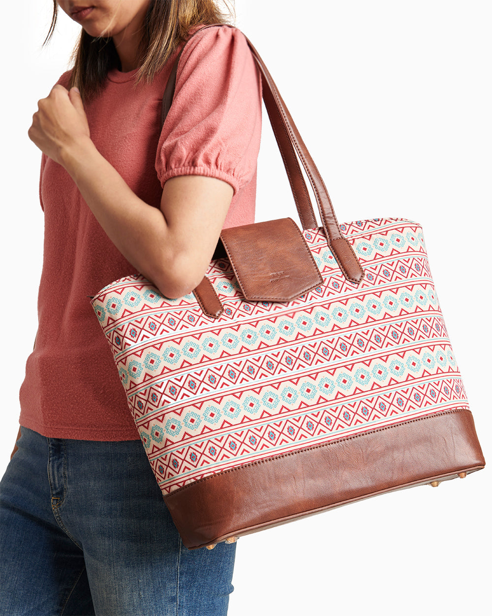 TealbyChumbak Mercado Aztec Work Tote