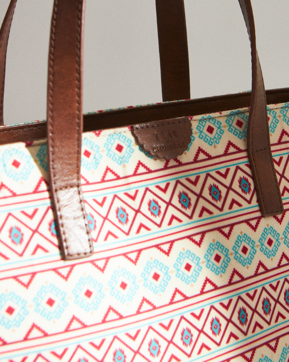 TealByChumbak Mercado Aztec Tote