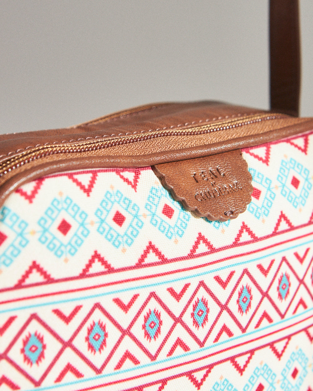 TealByChumbak Mercado Aztec Rectangular Sling Bag