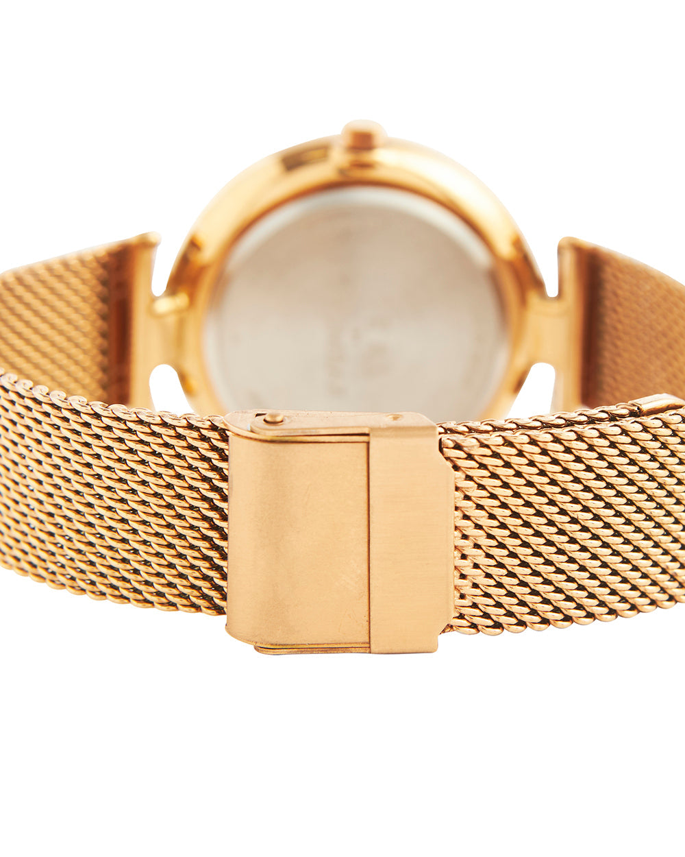 Teal by Chumbak Tiger-Tiger Watch | Metal Mesh Strap - Gold