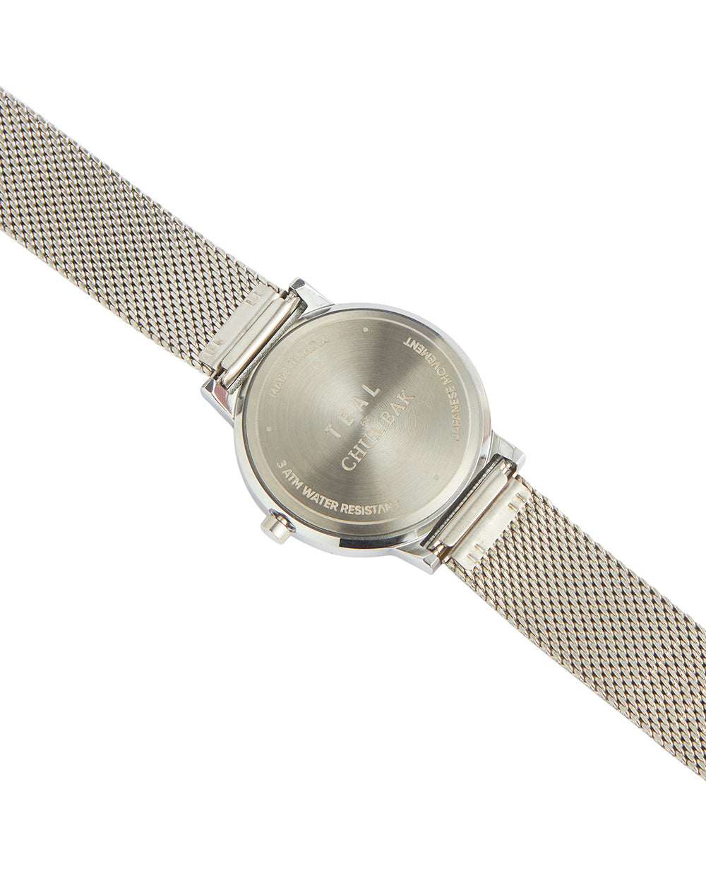 Teal by Chumbak Owlsome Watch | Metal Mesh Strap - Silver