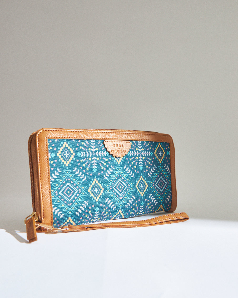 Teal by Chumbak Mexico Aztec Long Wallet