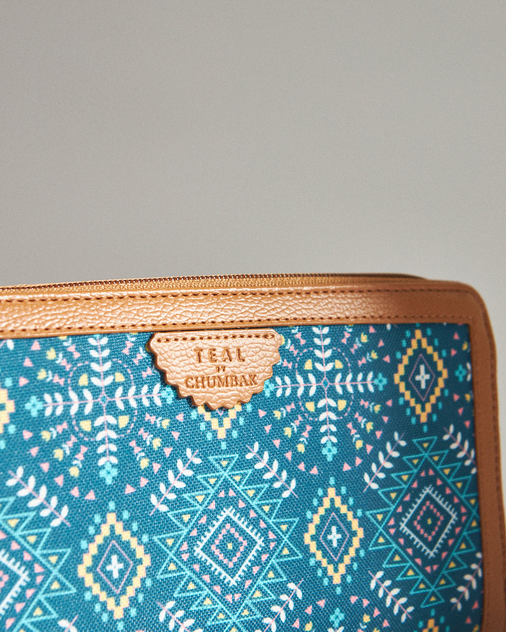 Teal by Chumbak Mexico Aztec Long Wallet