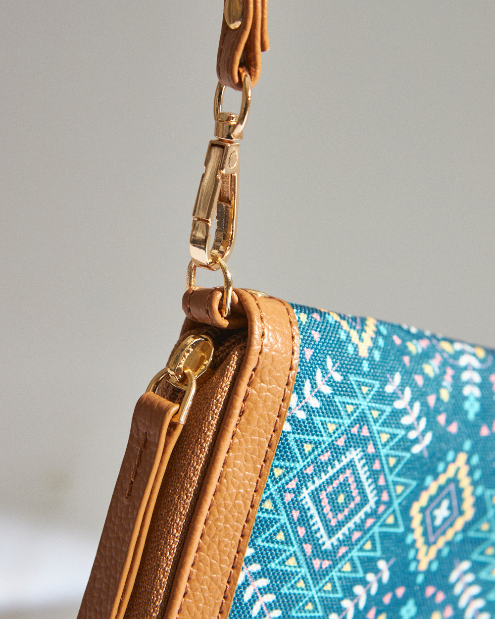 Teal by Chumbak Mexico Aztec Long Wallet