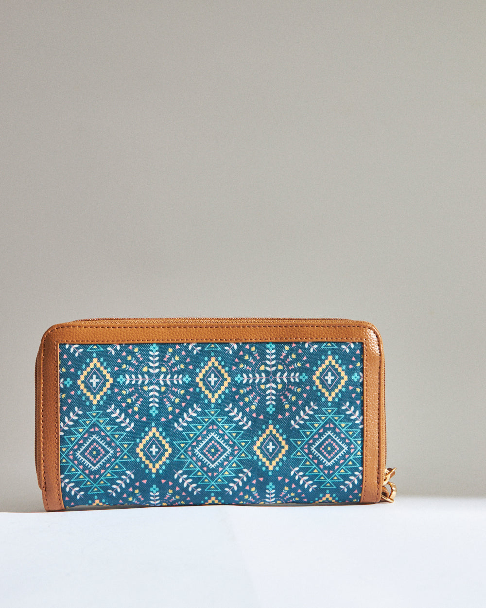 Teal by Chumbak Mexico Aztec Long Wallet