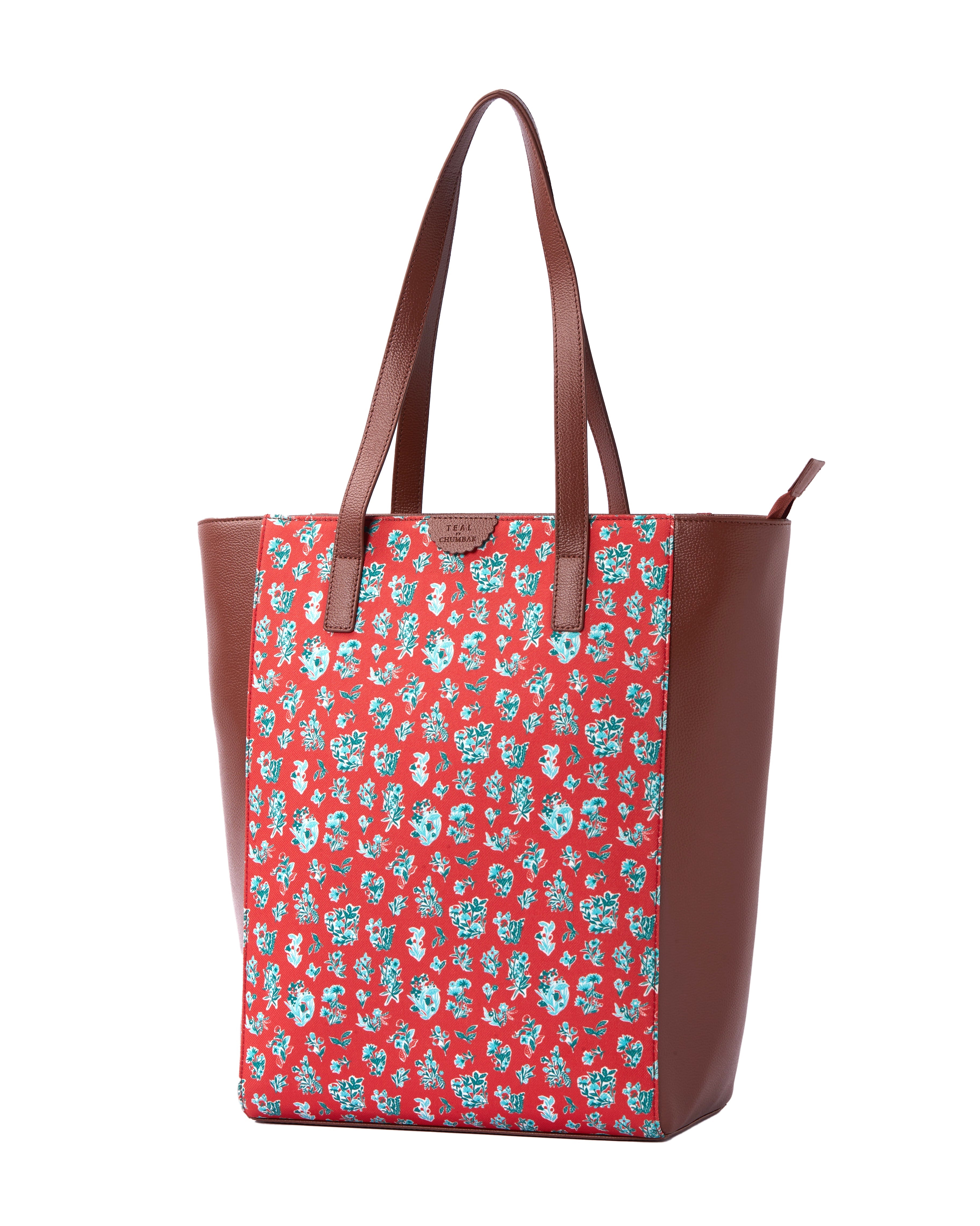 Teal by Chumbak Wildflower Shopper Tote