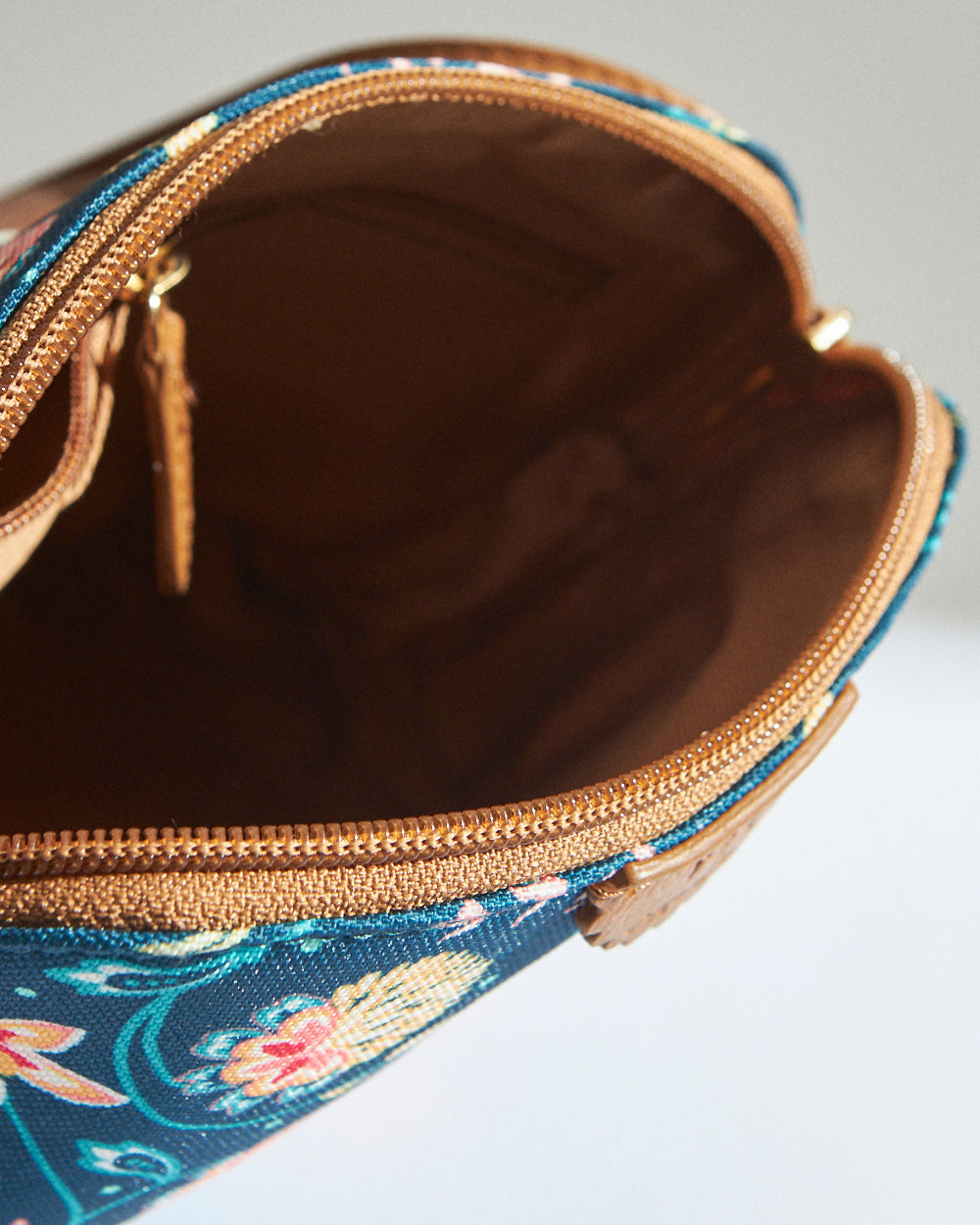 Teal by Chumbak Blue Bloom Sling Bag