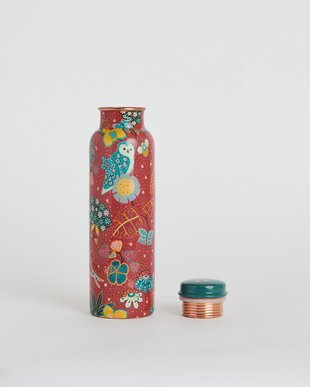 Peranakan Tales, Batik Copper Bottle | #SingaporeInspired