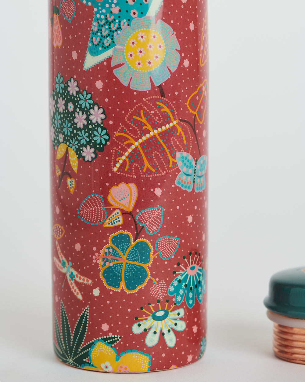 Peranakan Tales, Batik Copper Bottle | #SingaporeInspired