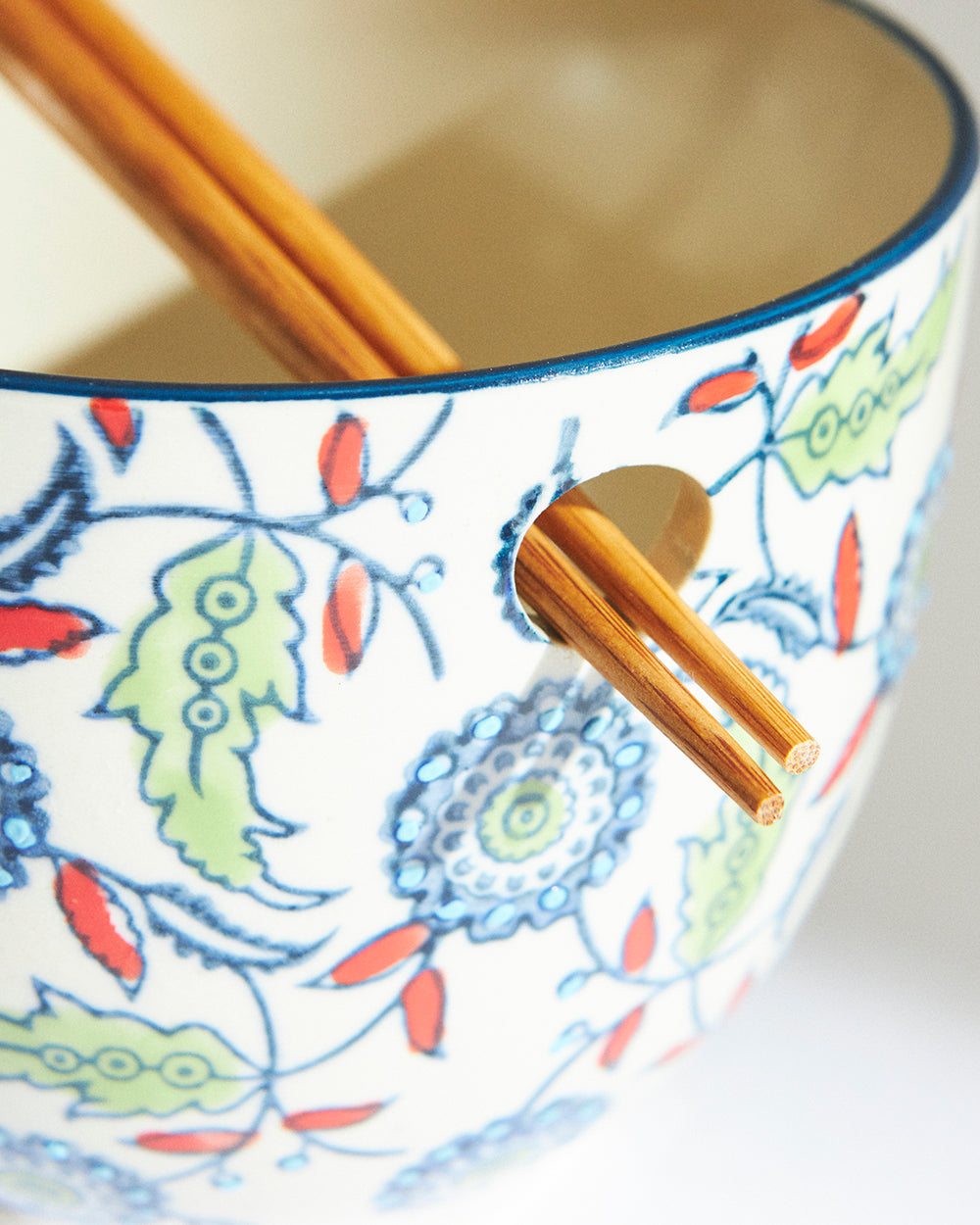 Jaipur backyard Bowl & Chopsticks Set 