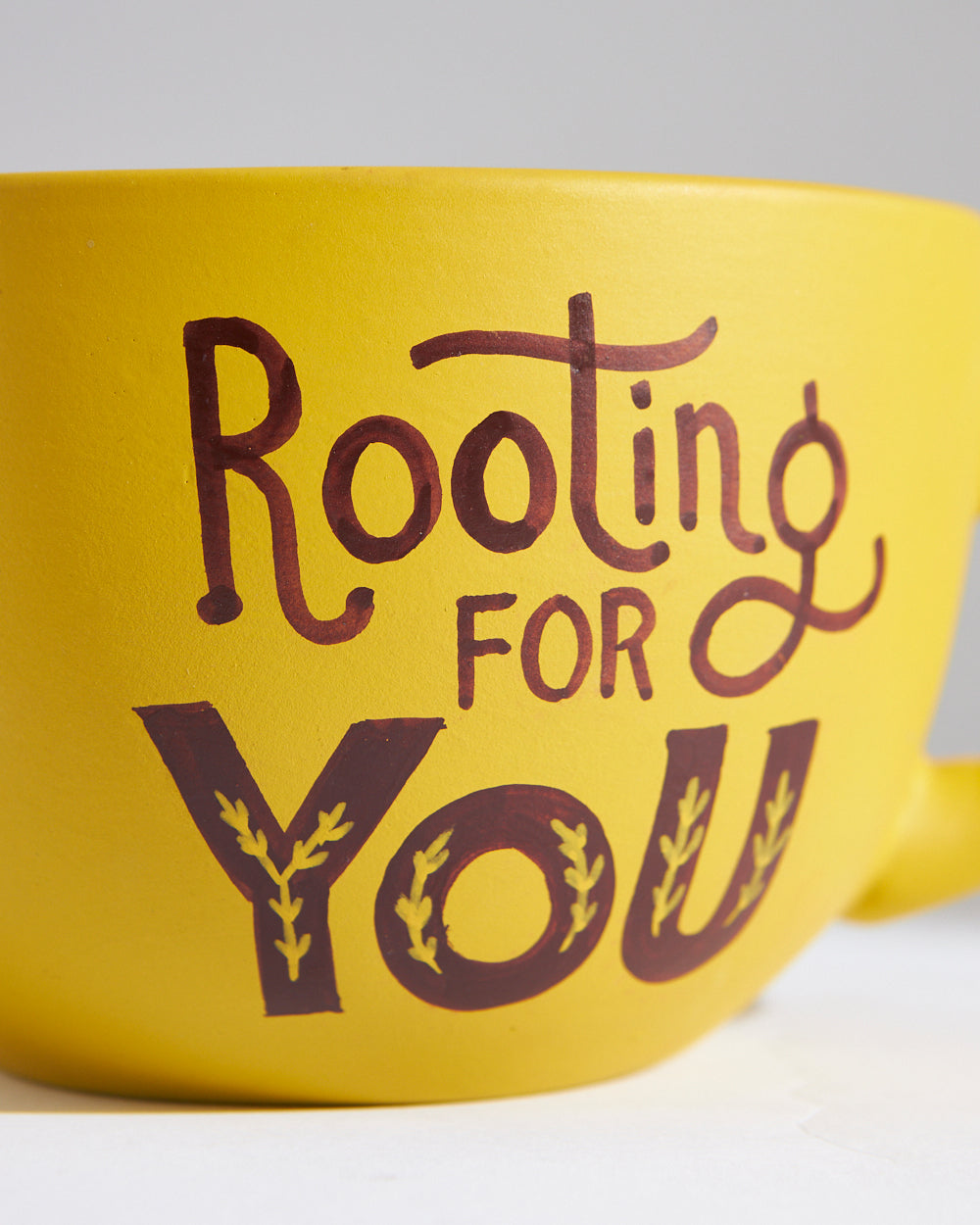 Rooting for you Planter - Mustard