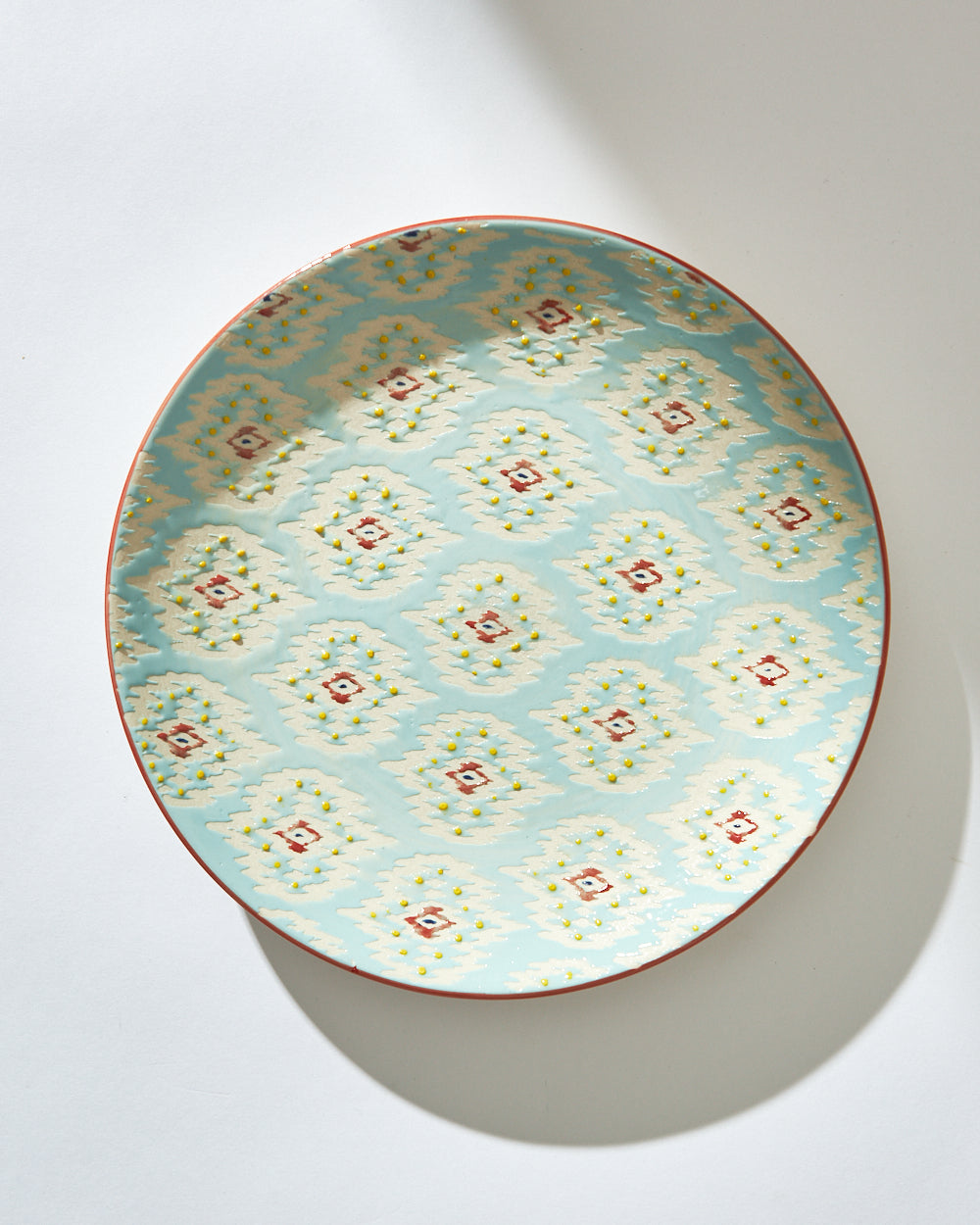 Ikat Fusion Quarter Plate