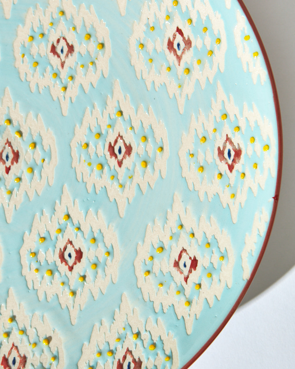 Ikat Fusion Quarter Plate