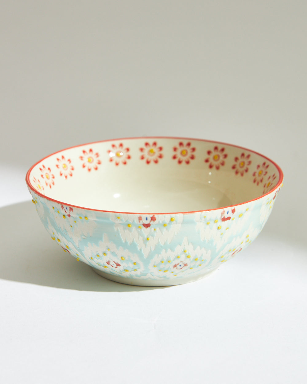 Ikat Fusion Dessert Bowl | Blue