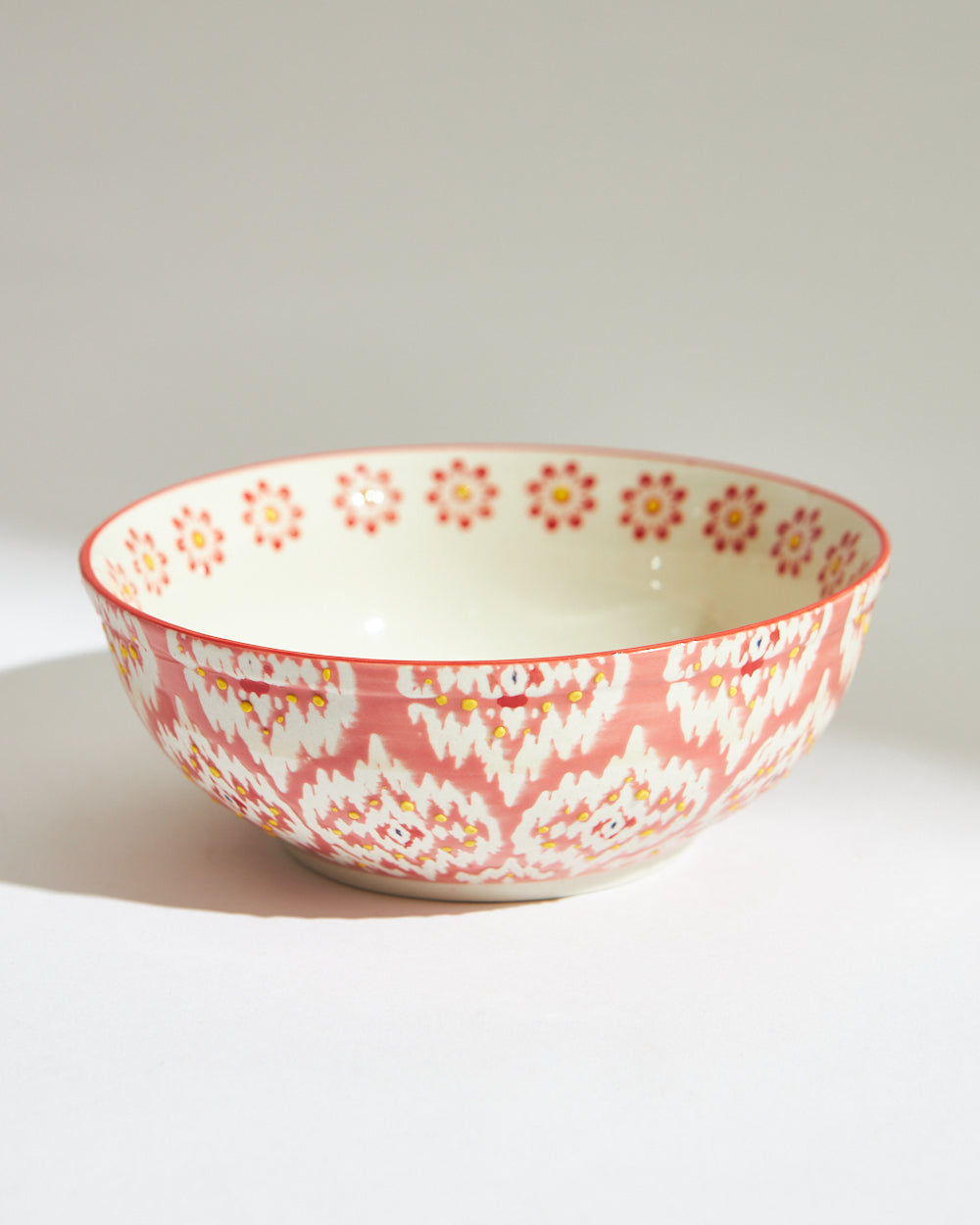 Ikat Fusion Dessert Bowl | Red