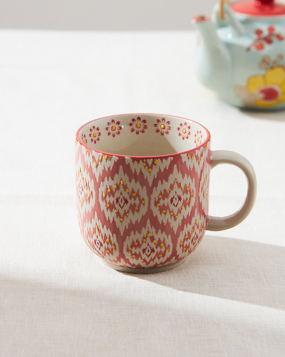 Ikat Fusion Mug | Red