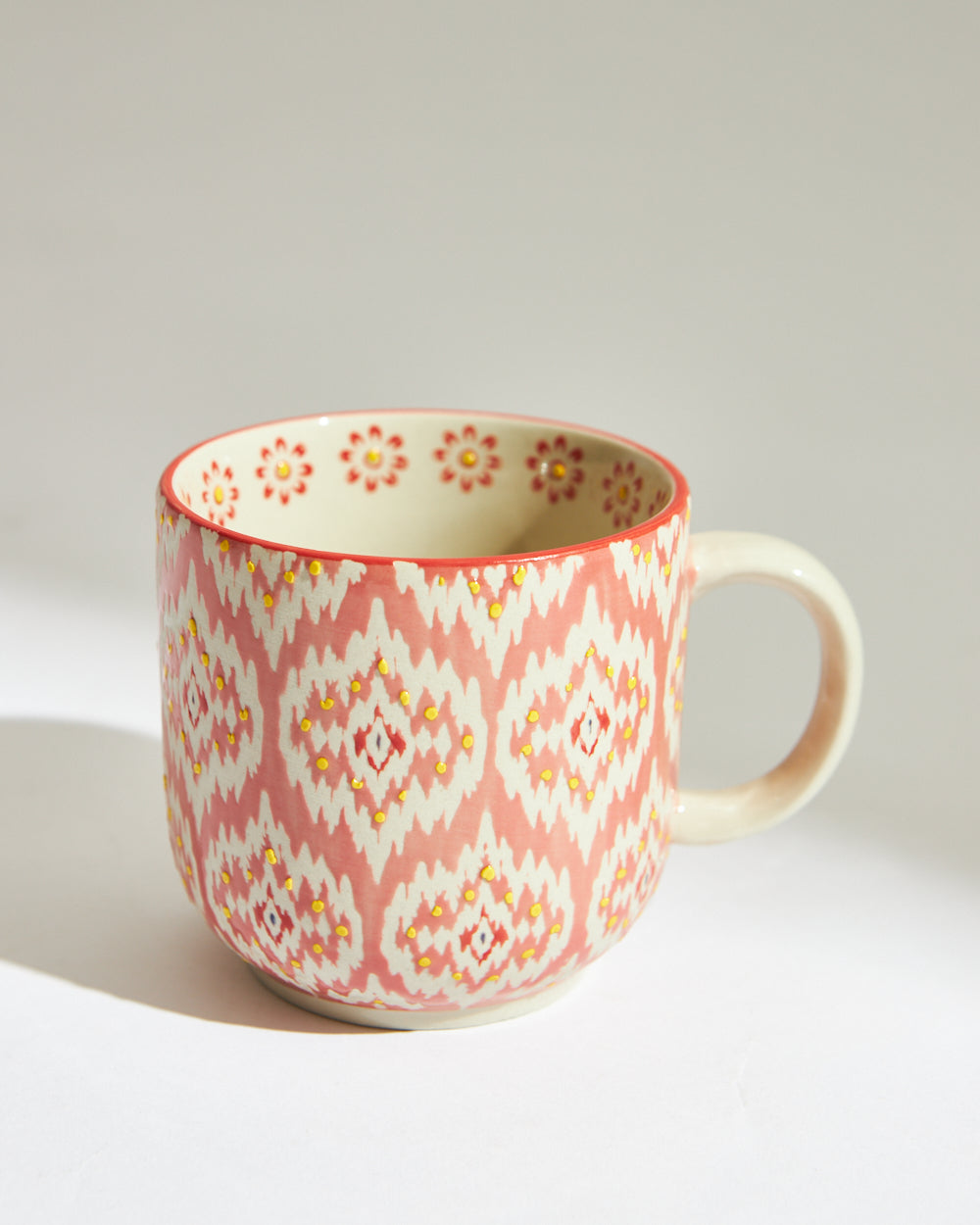 Ikat Fusion Mug | Red