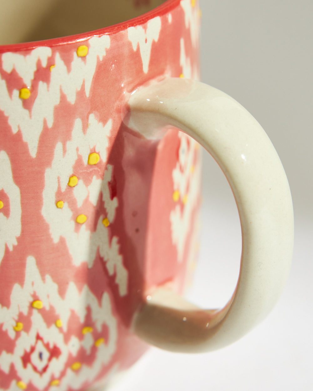 Ikat Fusion Mug | Red