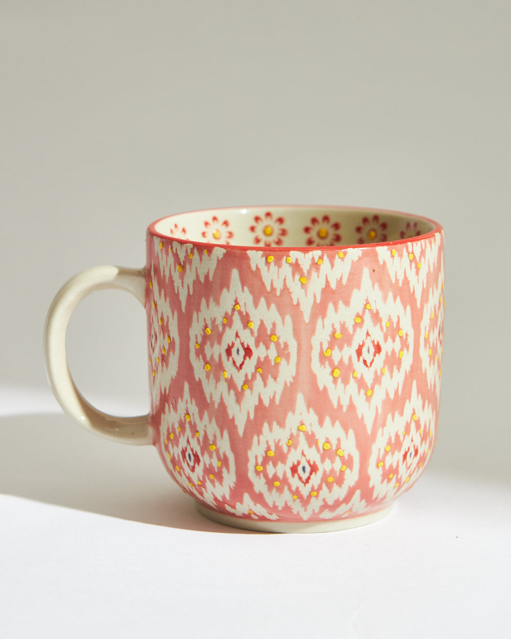 Ikat Fusion Mug | Red