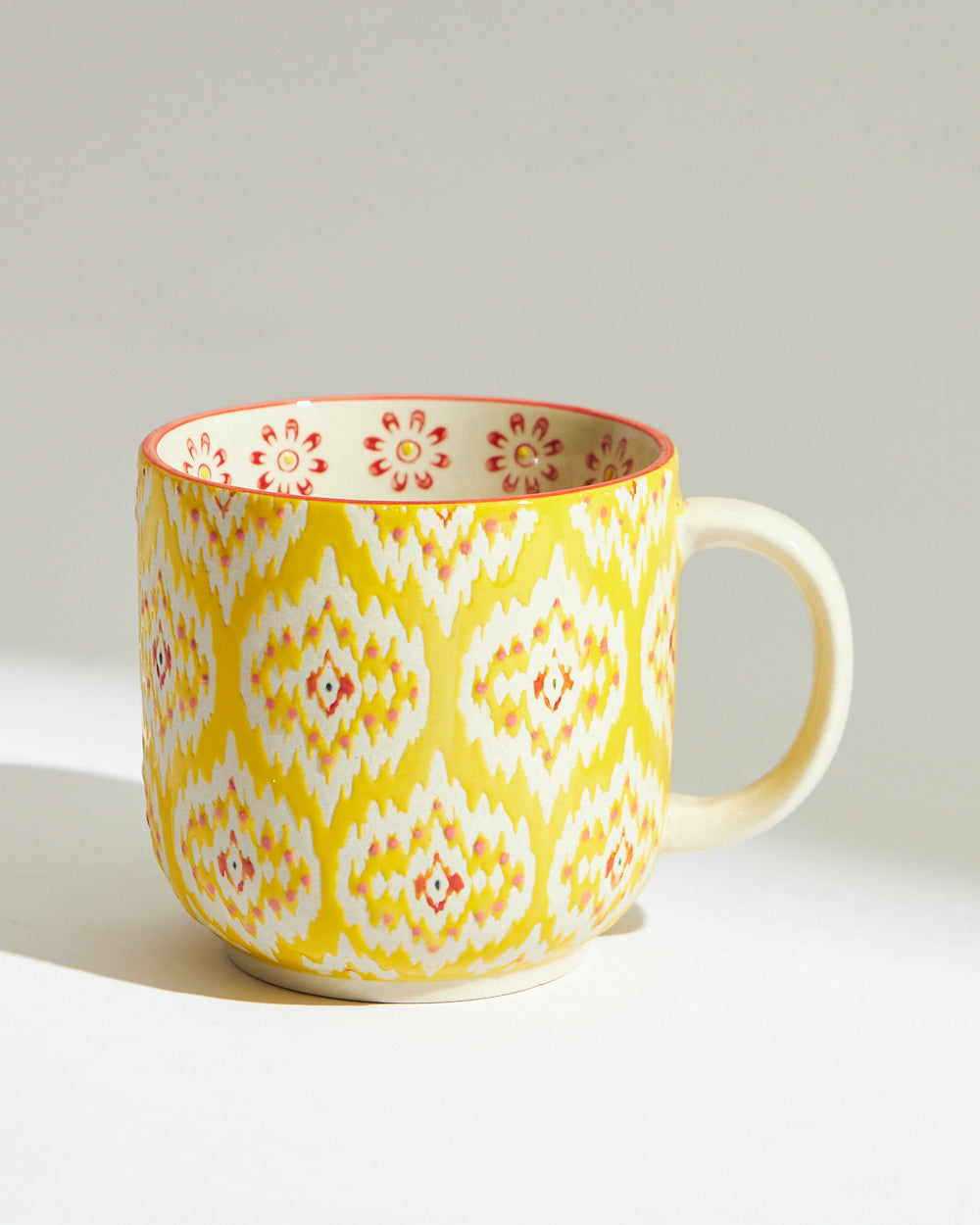 Ikat Fusion Mug | Yellow